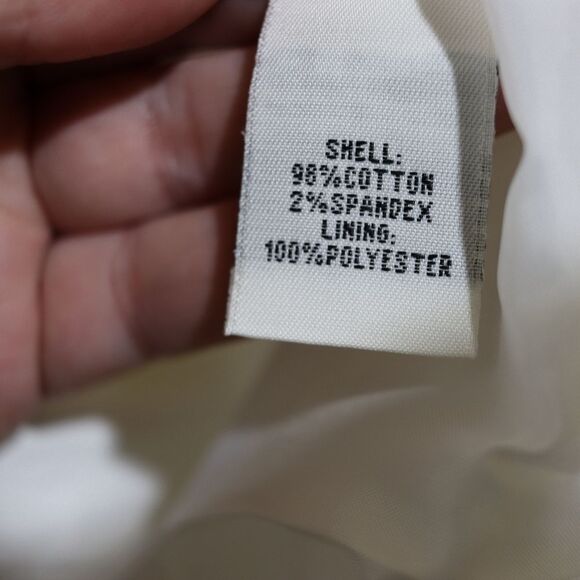 Kenneth Cole NY White Cap Sleeve Peplum Blouse 6 - Picture 12 of 13